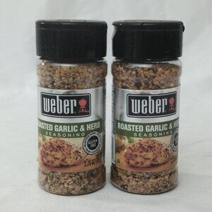 Weber Roasted Garlic & Herbs Seasoning  2.75 oz 2 Pack